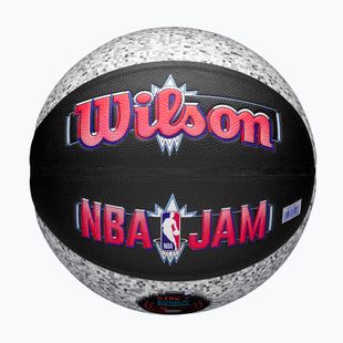 Krepšinio kamuolys Wilson NBA Jam Indoor Outdoor black/grey dydis 7