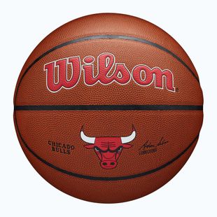 Krepšinio kamuolys Wilson NBA Team Alliance Chicago Bulls brown dydis 7