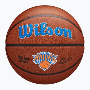Krepšinio kamuolys Wilson NBA Team Alliance New York Knicks brown dydis 7
