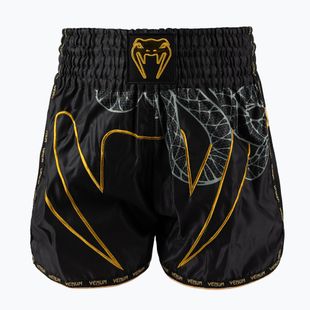 Vyriški treniruočių šortai Venum Serpenti Muay Thai black/silver/gold