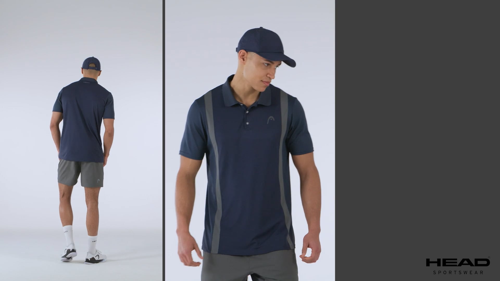 Vyriški teniso polo marškinėliai HEAD Club 25 Tech Polo navy