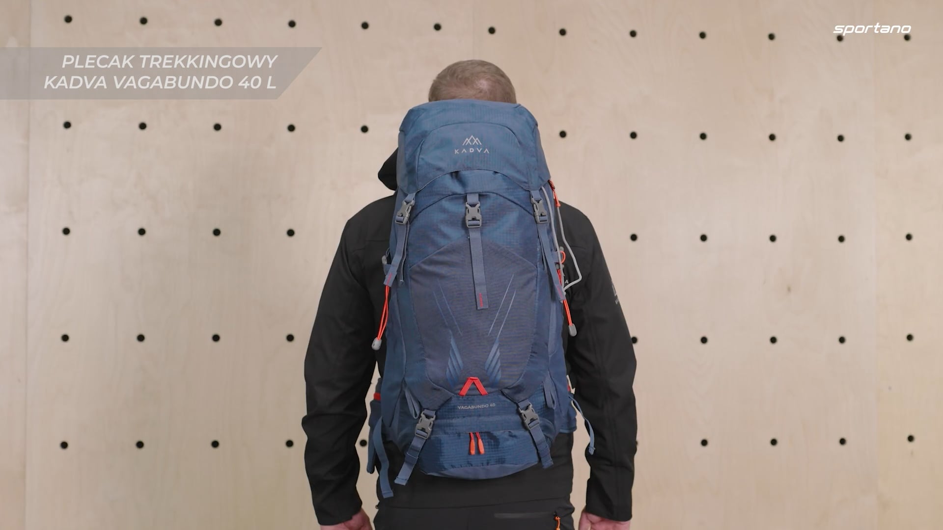Kuprinė KADVA Vagabundo 40 l mėlyna