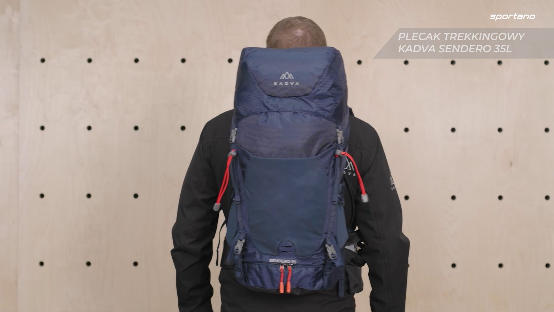 Žygio kuprinė KADVA Sendero 35 l juoda