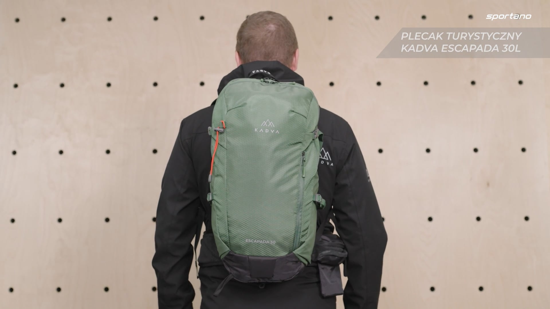 Turistinė kuprinė KADVA Escapada 30 l juoda