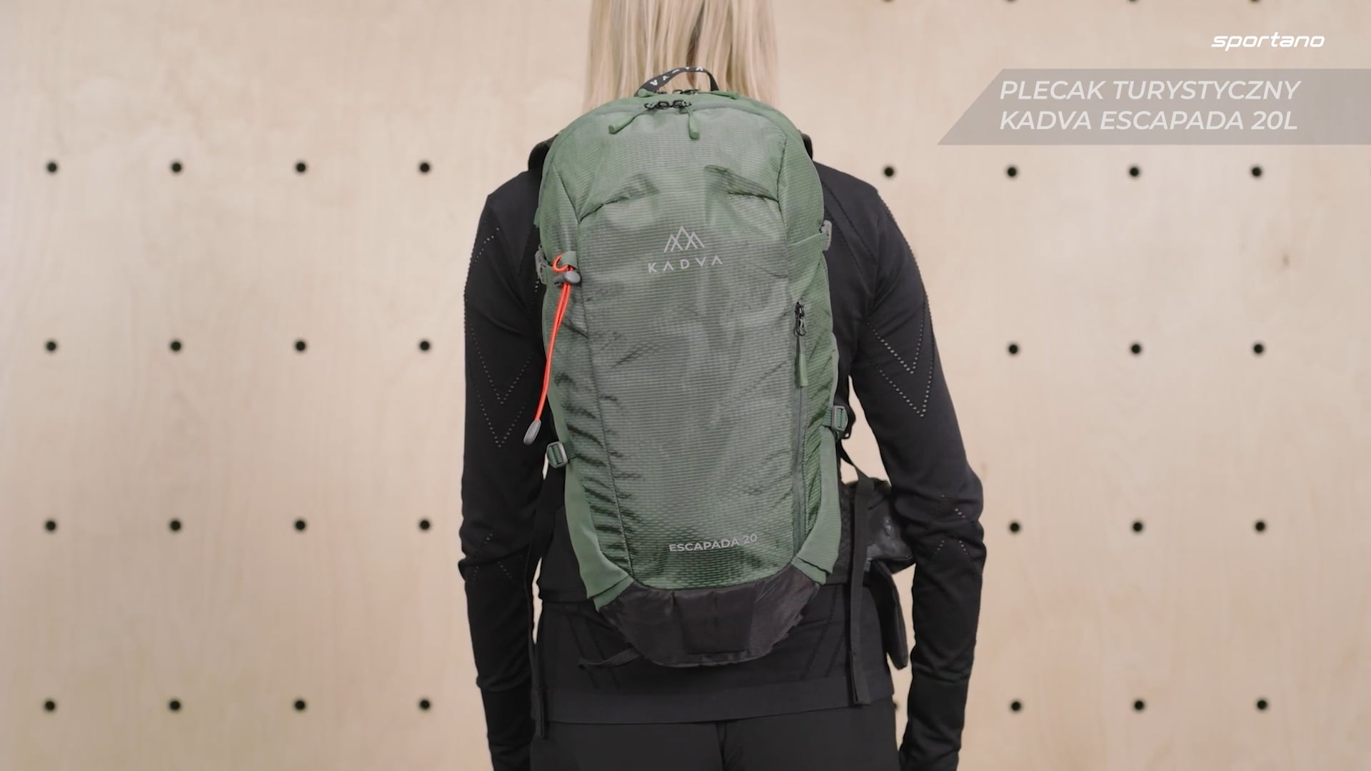 Turistinė kuprinė KADVA Escapada 20 l žalia