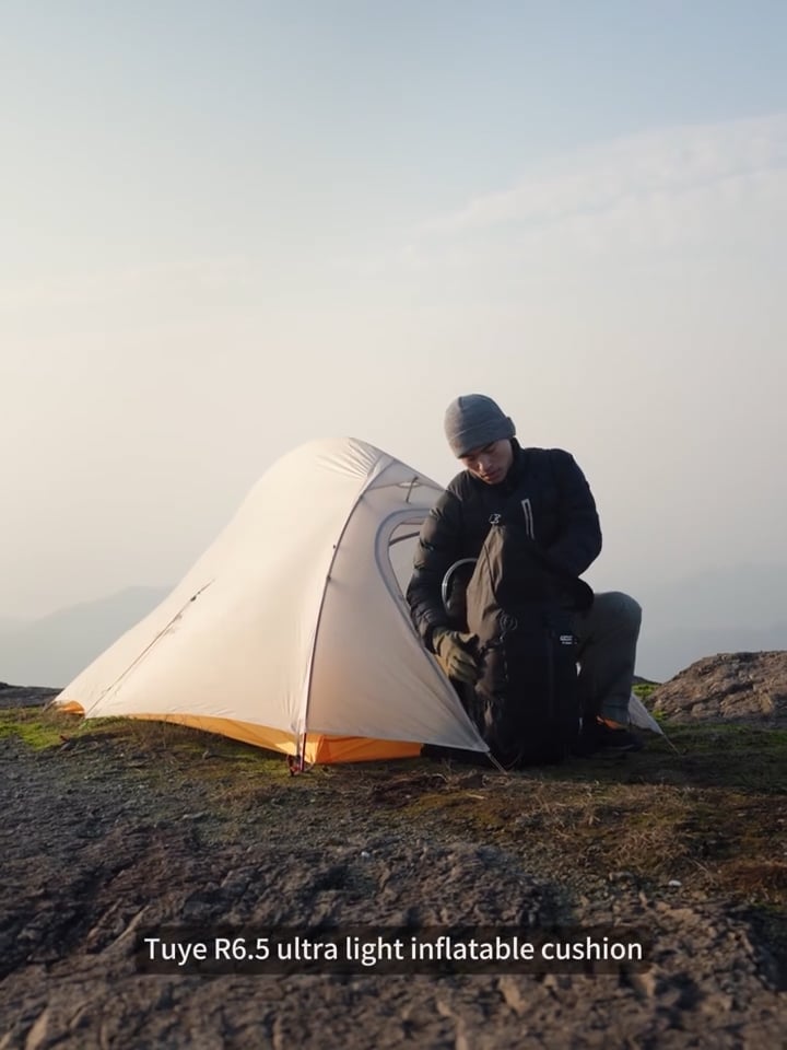 Naturehike Tuye R kilimėlis 6.5 carbon silver