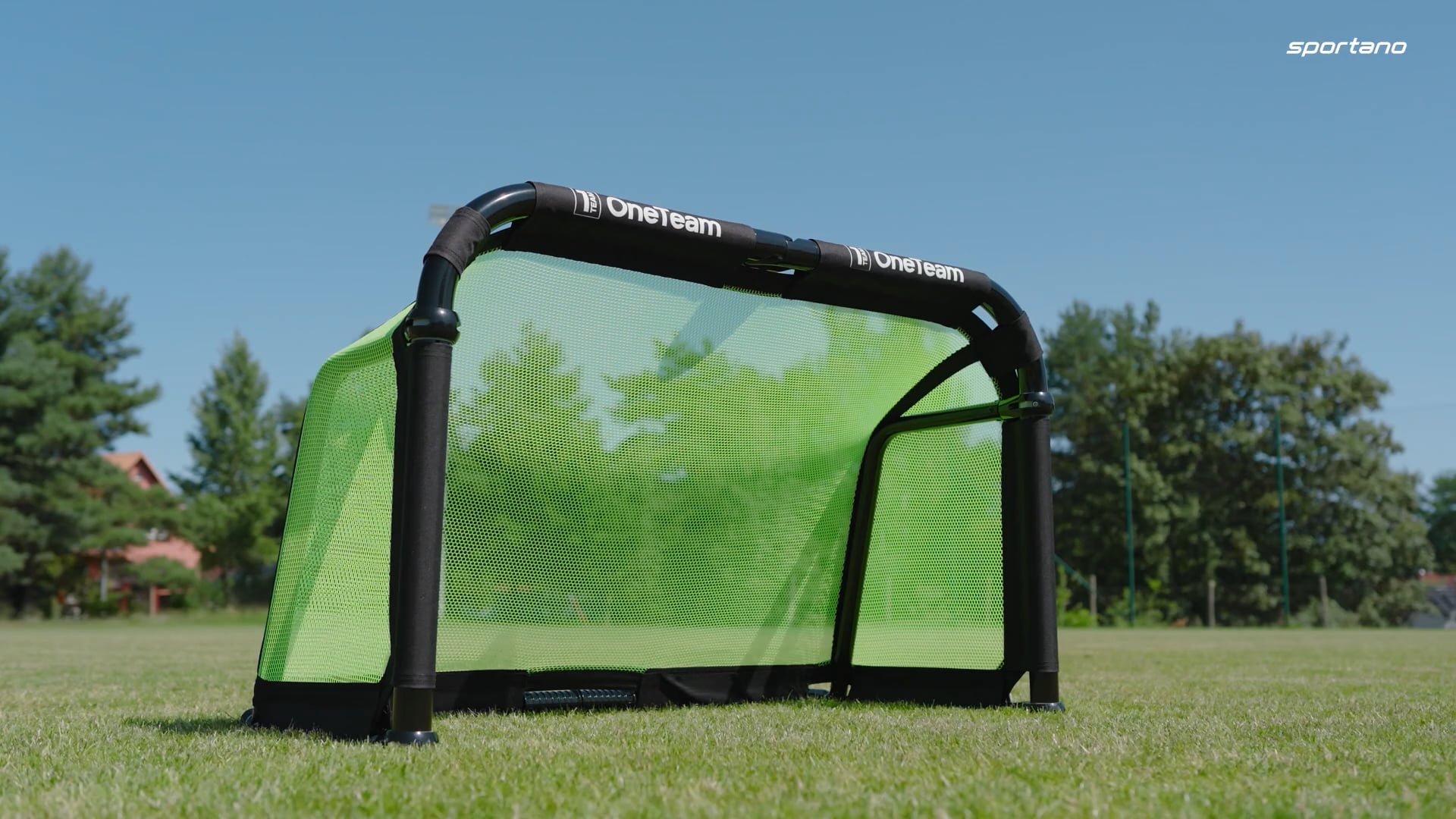 Futbolo vartai OneTeam Swiftgoal 120 x 70 cm black/green