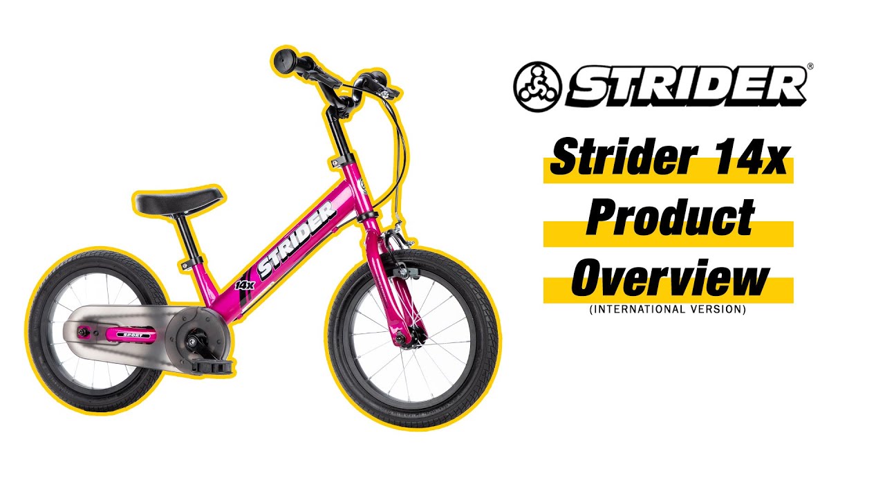 Strider 14x Sport rožinės spalvos SK-SB1-IN-PK krosinis dviratis