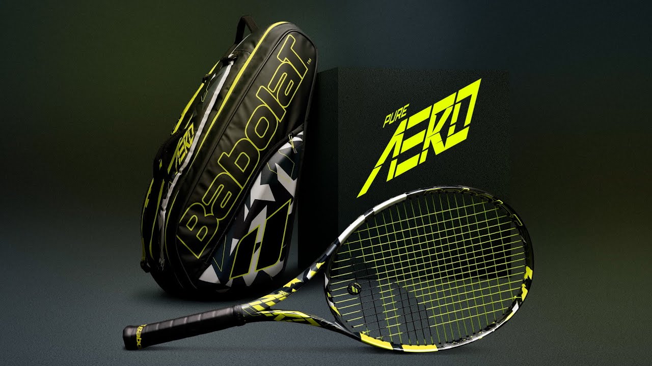 Babolat Pure Aero Junior 26 vaikiška teniso raketė pilkai geltona 140465