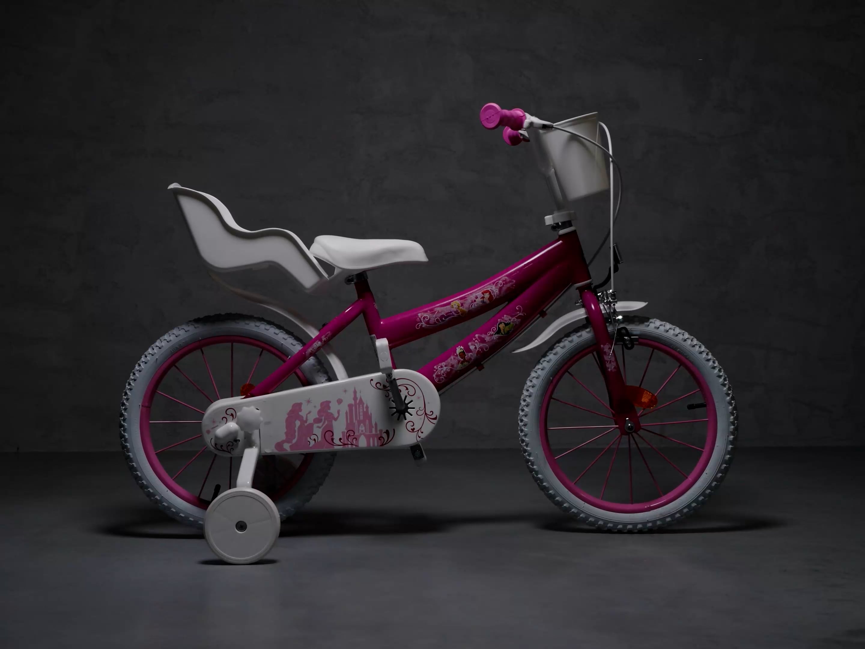 Huffy Princess vaikiškas 16 colių rožinis dviratis 21851W