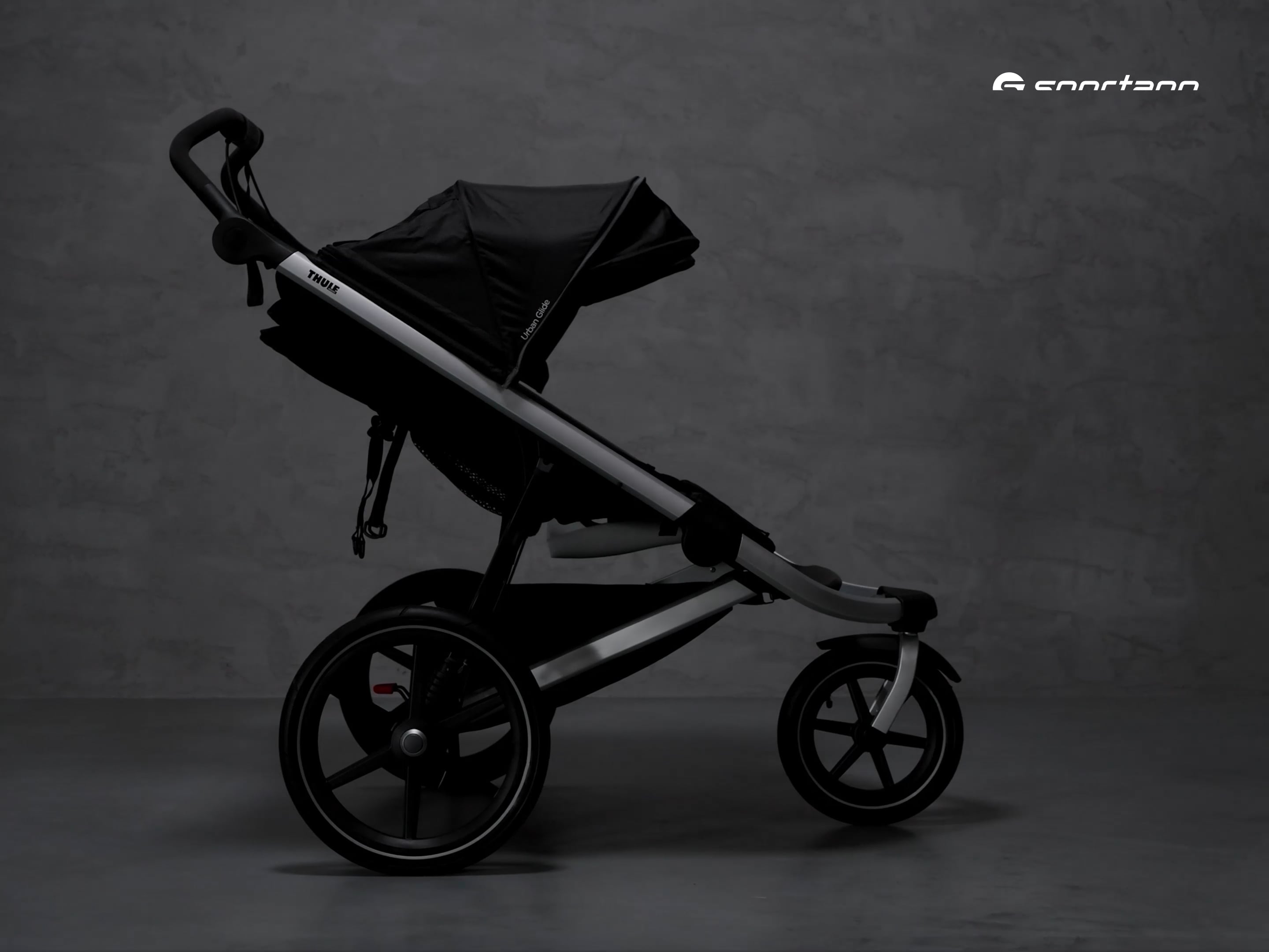 Thule Urban Glide 2 dvigubas bėgimo vežimėlis juodas 10101951