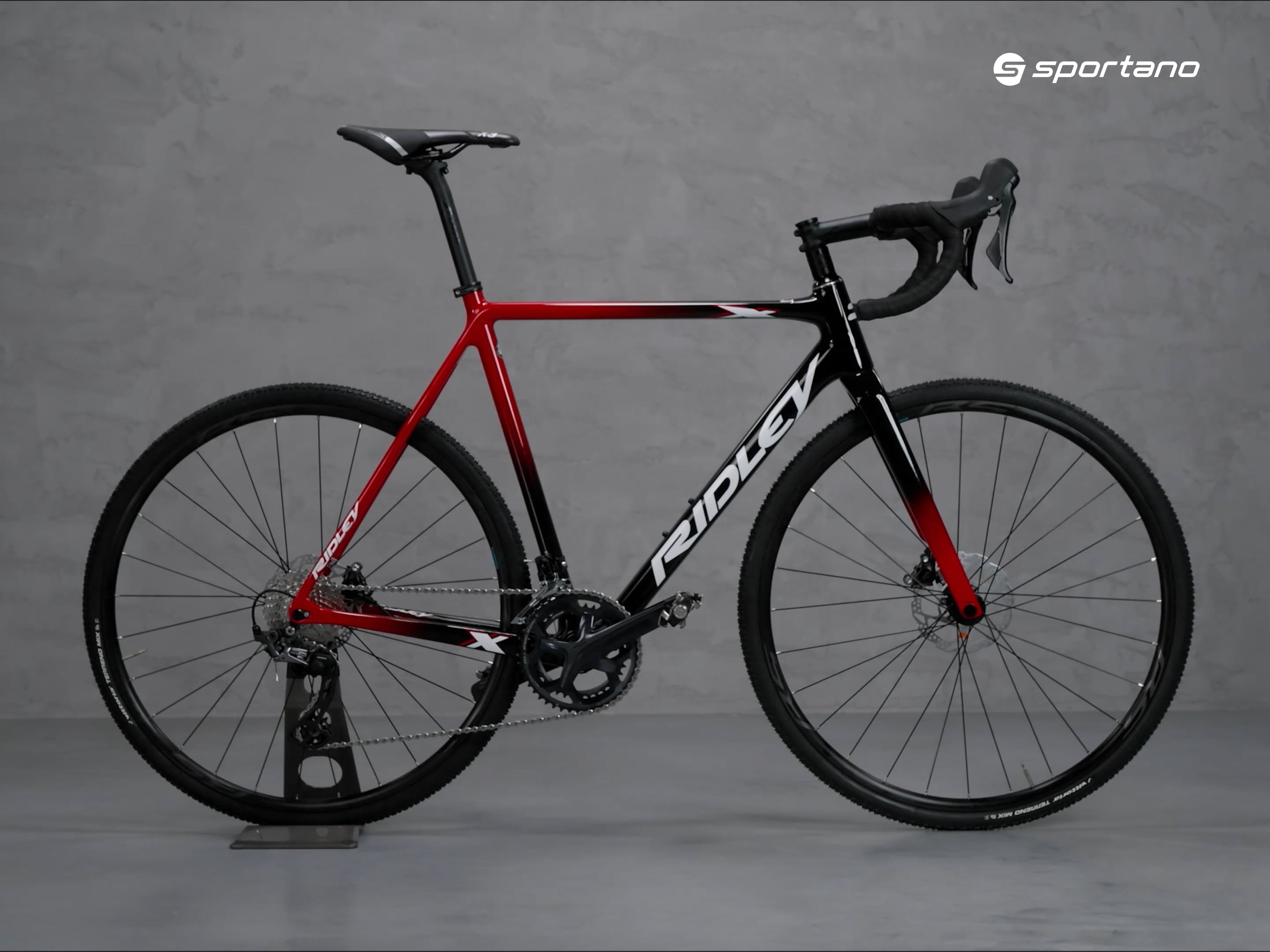 Ridley X-Night Disc GRX600 krosinis dviratis 2x XNI08As juoda/raudona SBIXNIRIDE26