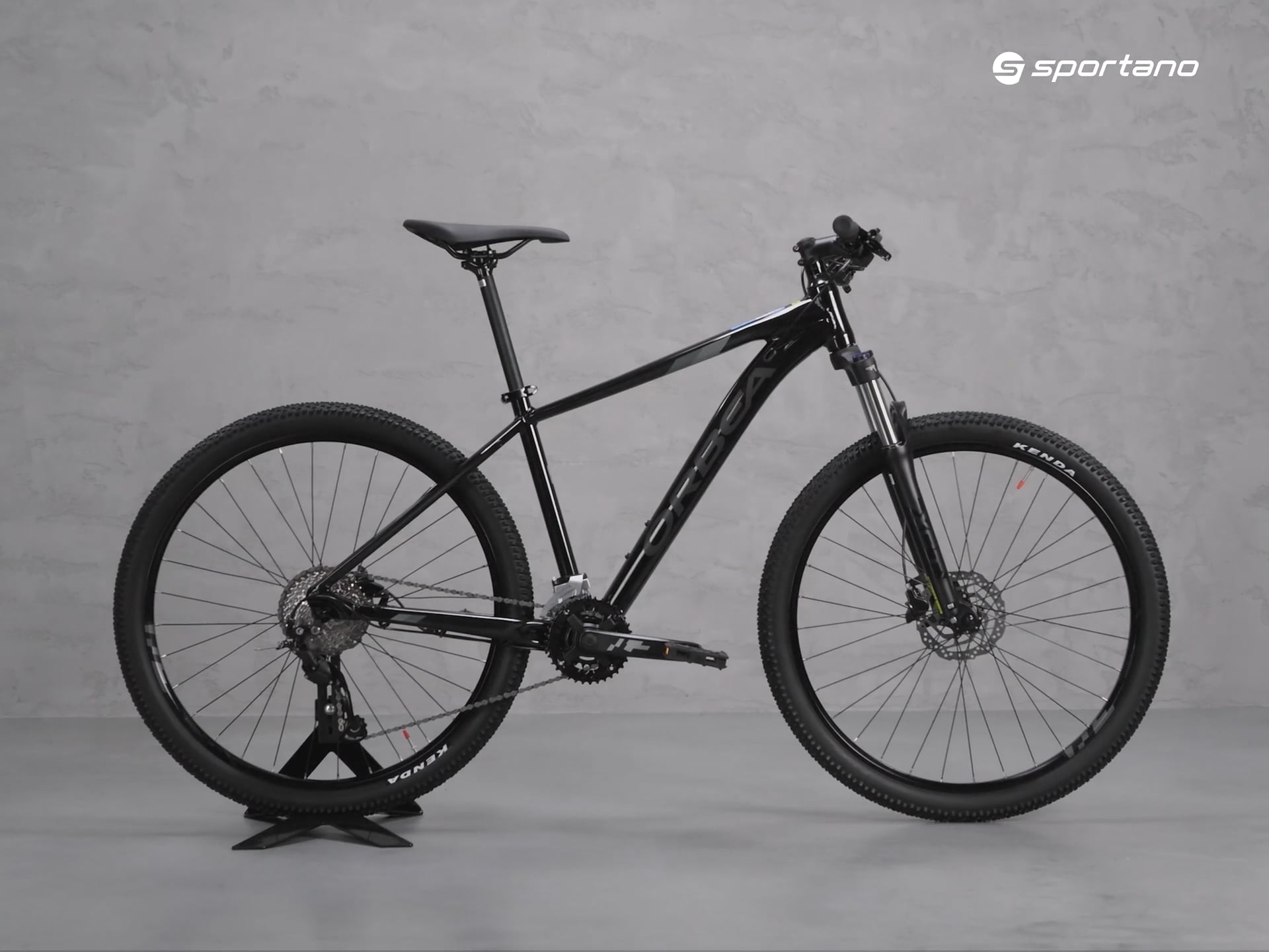 Orbea MX 27 40 kalnų dviratis juodas