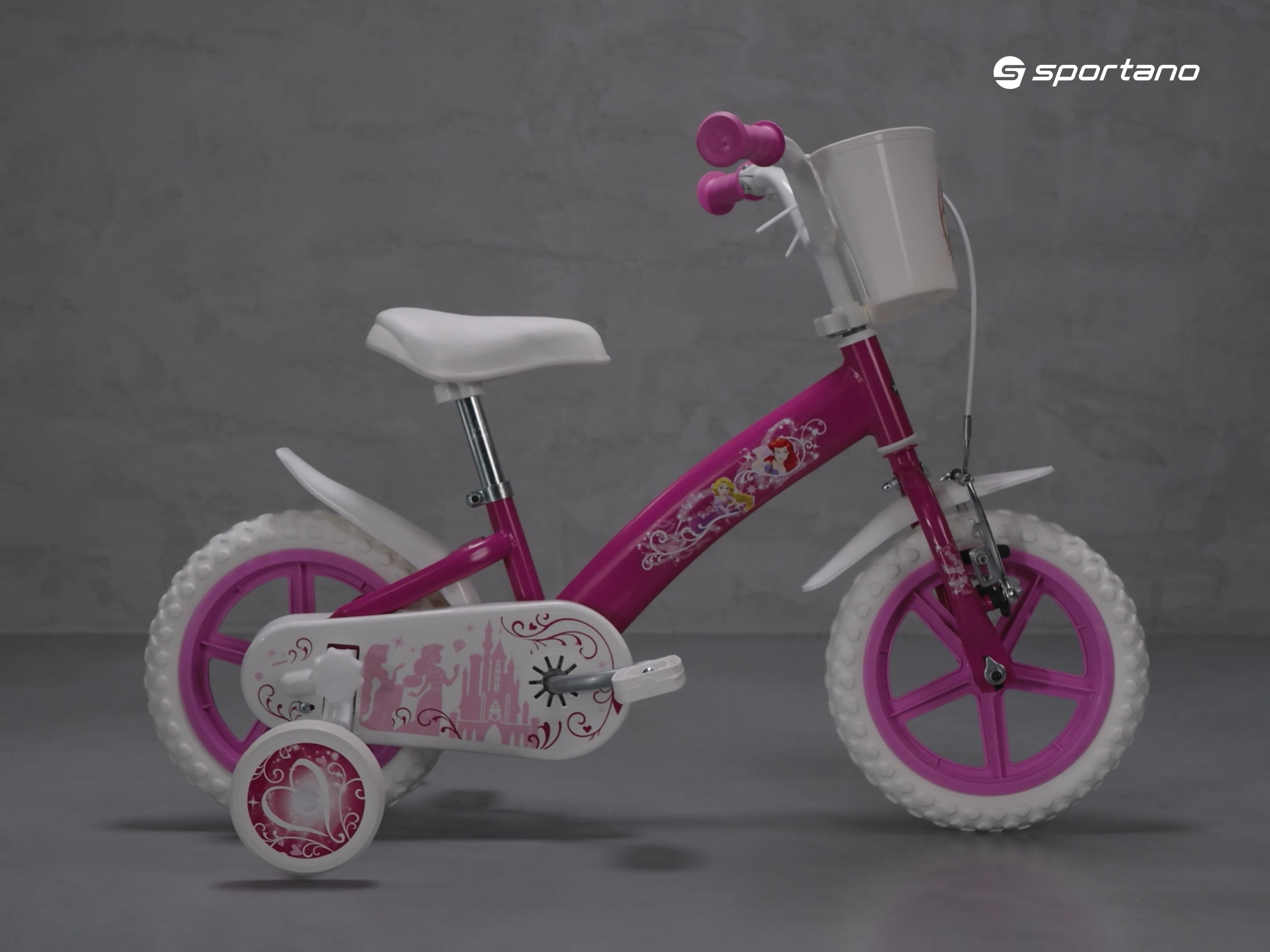 Huffy Princess vaikiškas 12" rožinis dviratis 22411W