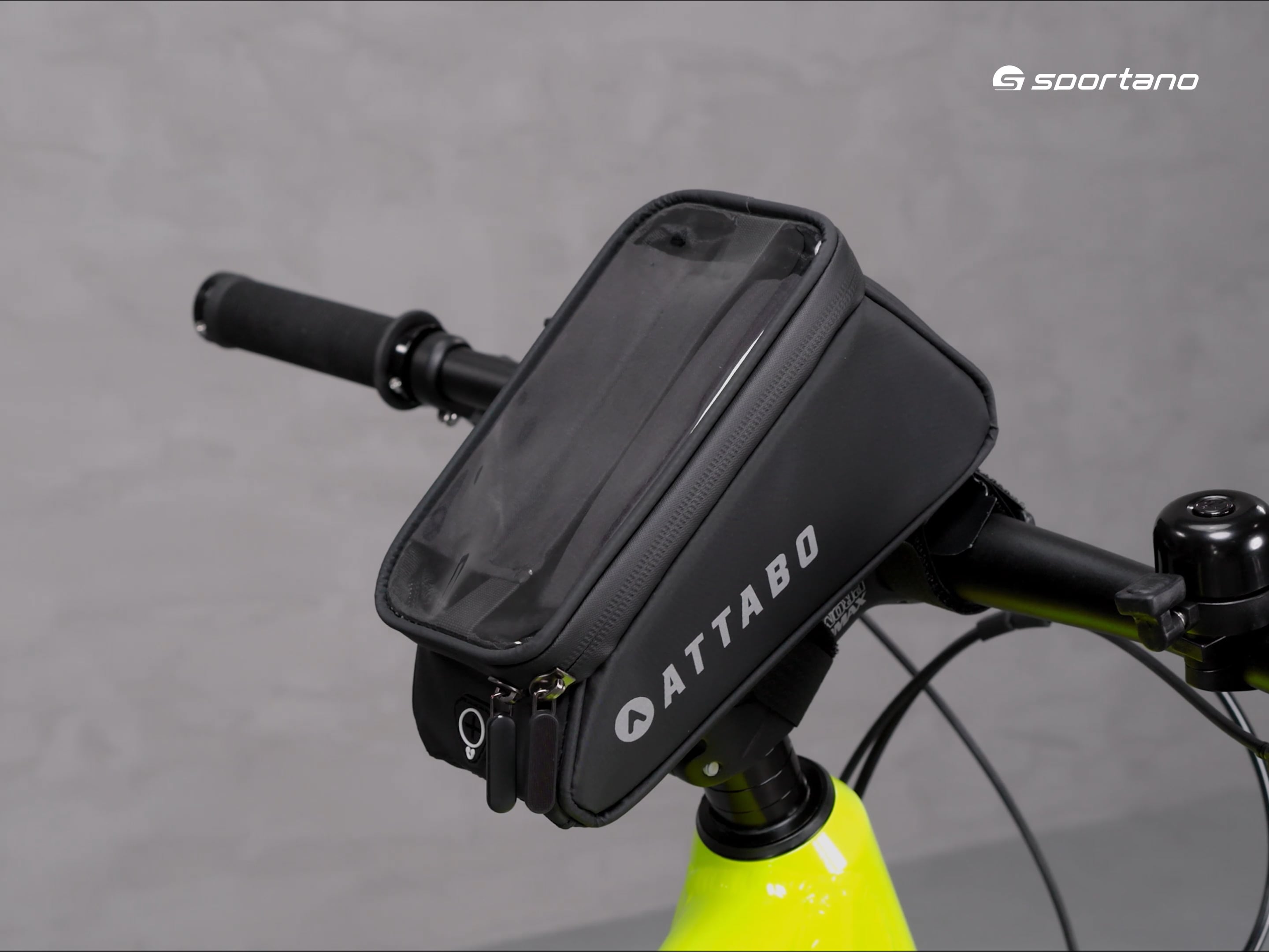 ATTABO ABH-200 dviračio telefono krepšys, juodas