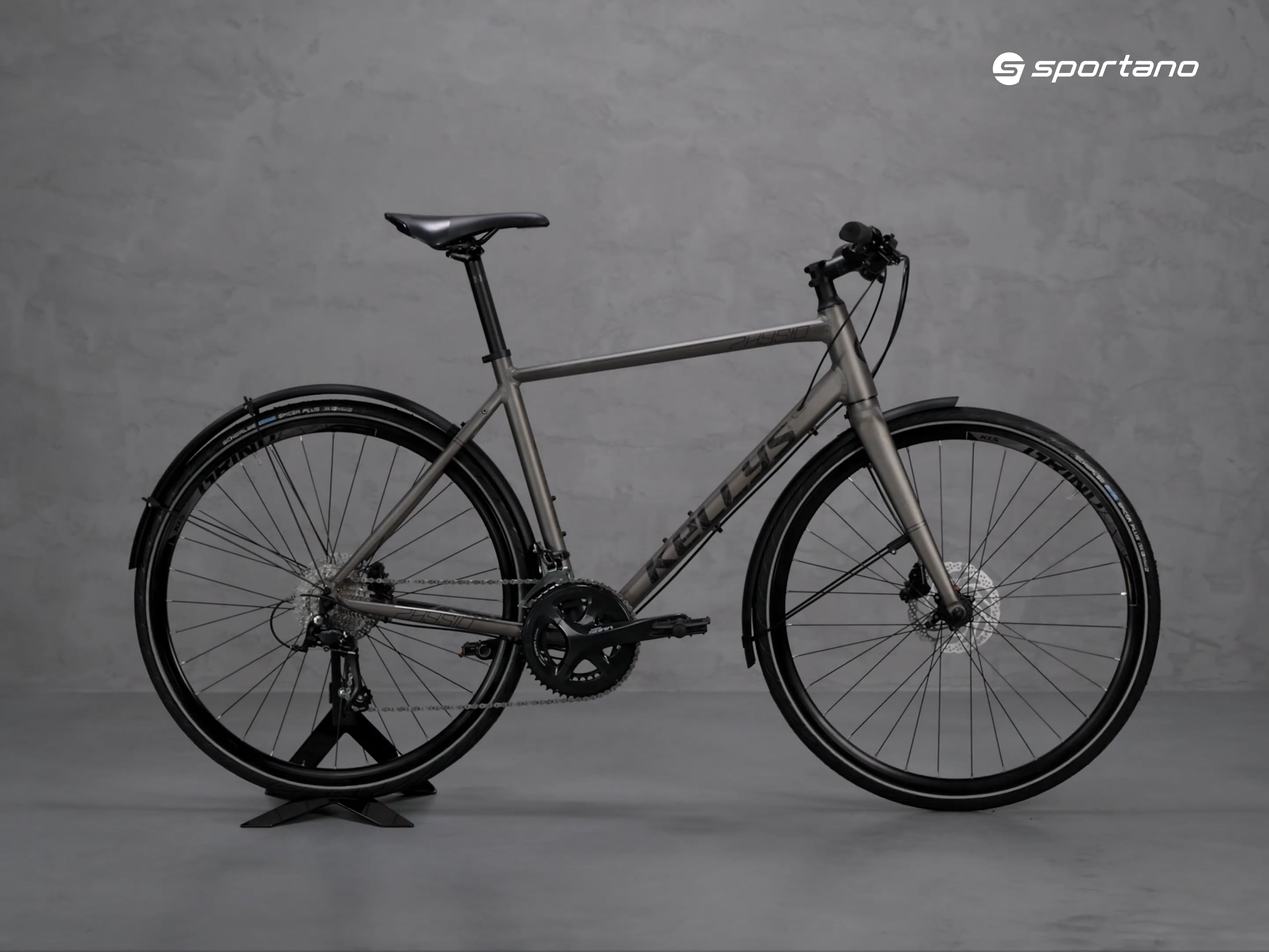 Kellys Physio 50 fitneso dviratis pilkos spalvos 69526