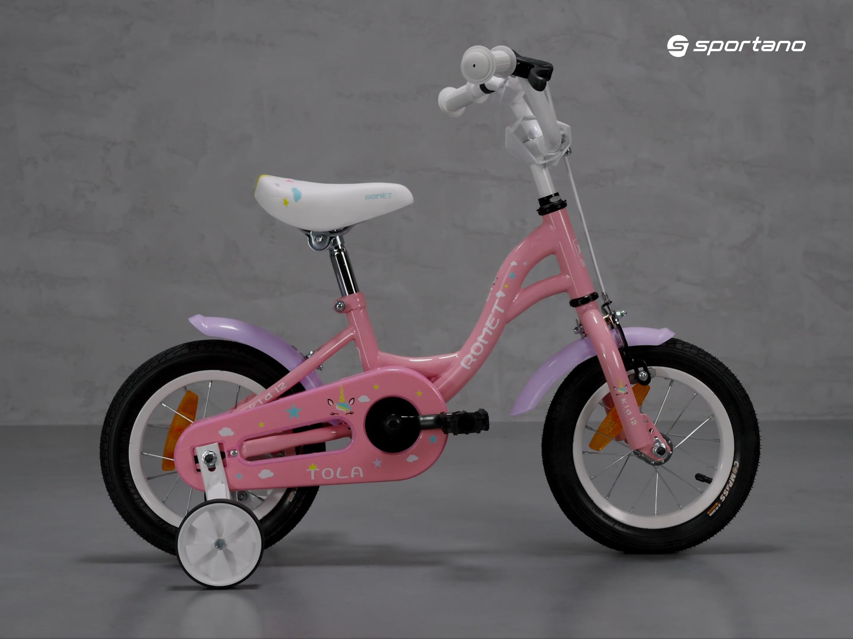 Vaikiškas dviratis Romet Tola 12 rožinis 2216633