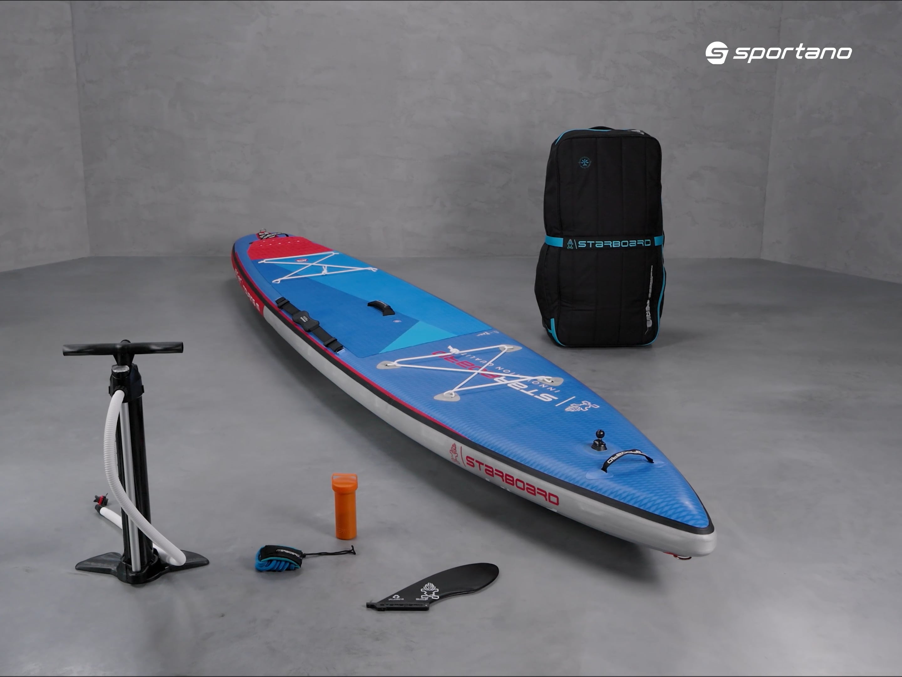 Starboard Touring M 12'6'' SUP lenta mėlyna