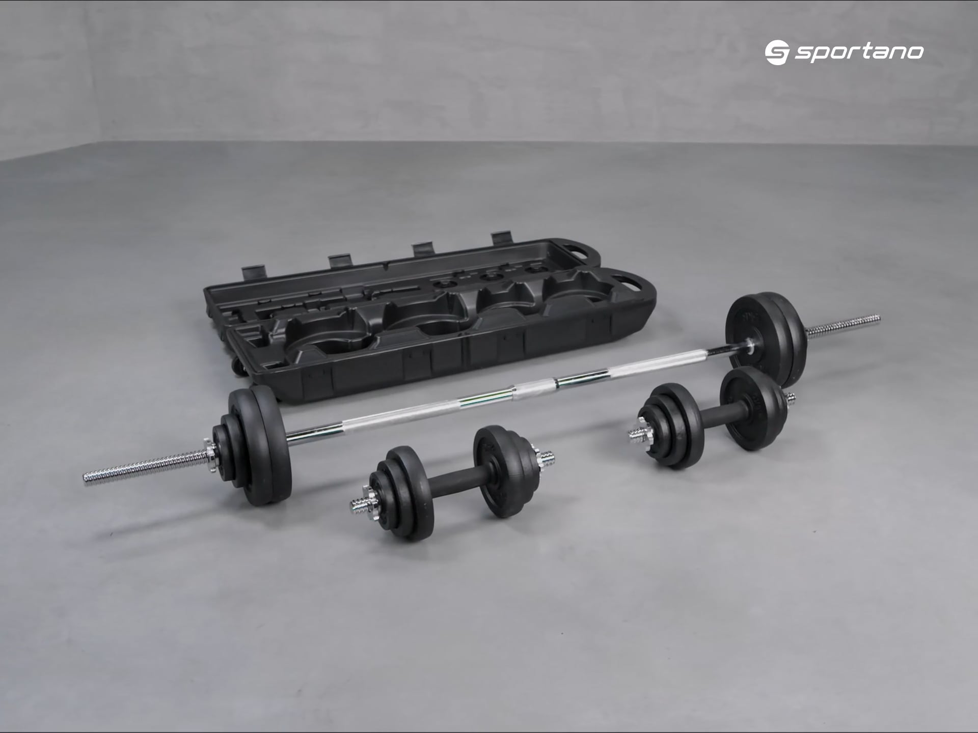 XTREXO 50 kg štangos hantelių rinkinys DK50