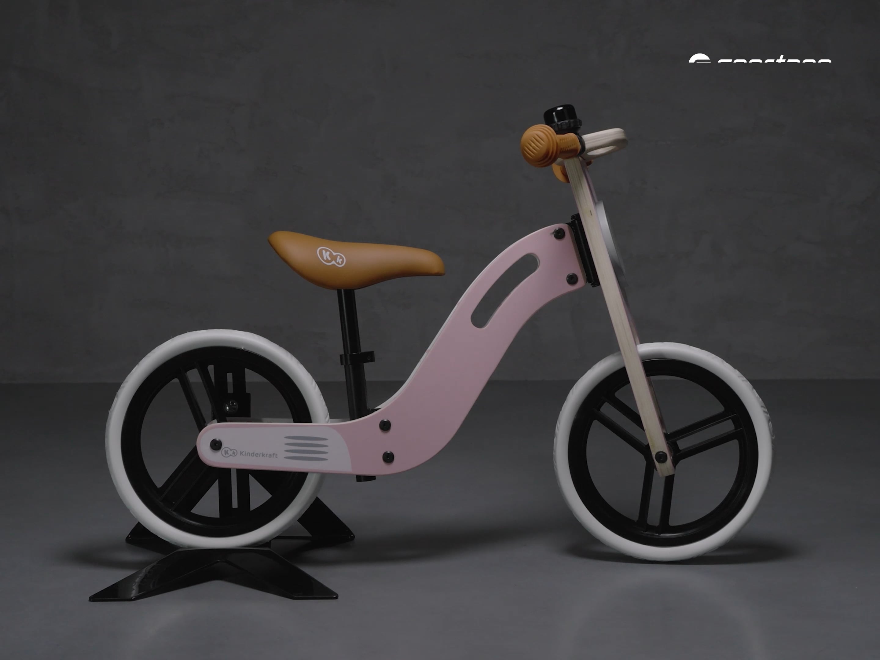 Kinderkraft Uniq krosinis dviratis šviesiai rožinės spalvos KKRUNIQPNK0000