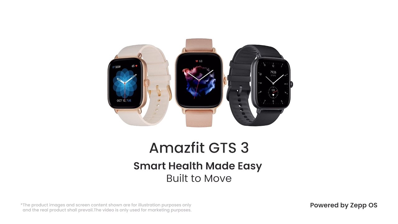 Laikrodis Amazfit GTS 3 terra rosa W2035OV3N