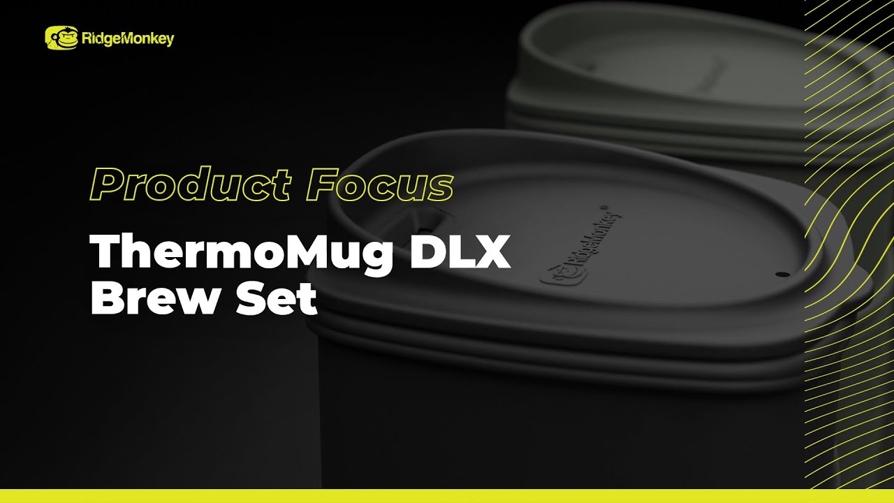 RidgeMonkey ThermoMug DLX Brew Set puodelis žalias RM419