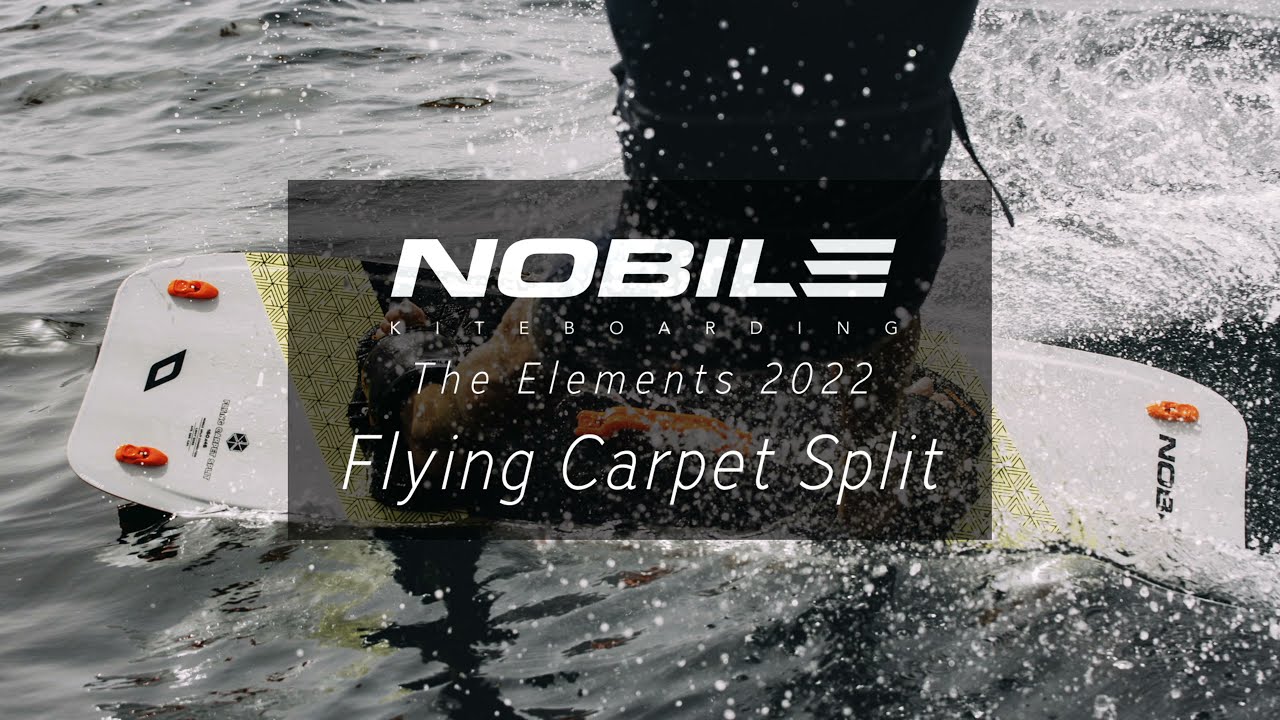 Nobile Flying Carpet Split kiteboard juodai pilka K22