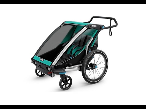 Thule Chariot Lite dviračių priekaba dviem asmenims, žalia 10203022