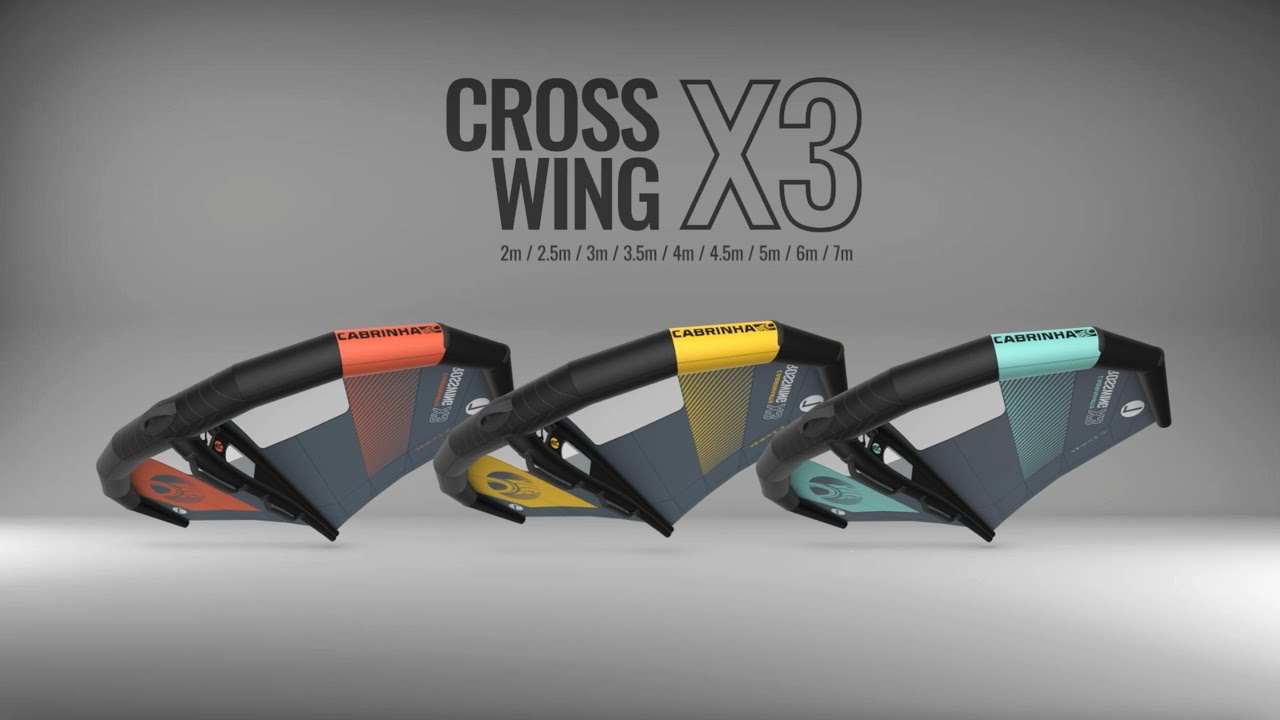 Wingfoil Cabrinha Crosswing X3 raudona K1KWX3WNG020001
