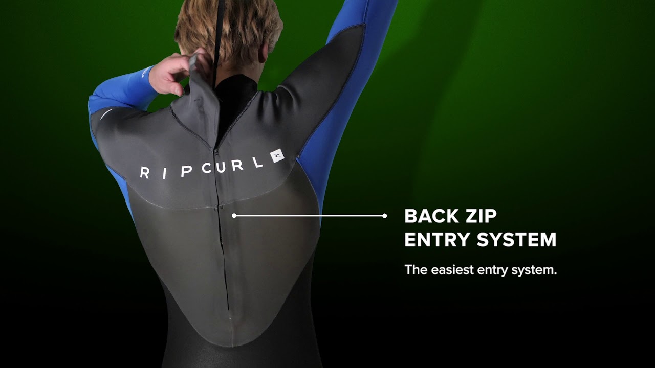 Rip Curl Omega 4/3 mm vyriški maudymosi kostiumėliai black 112MFS