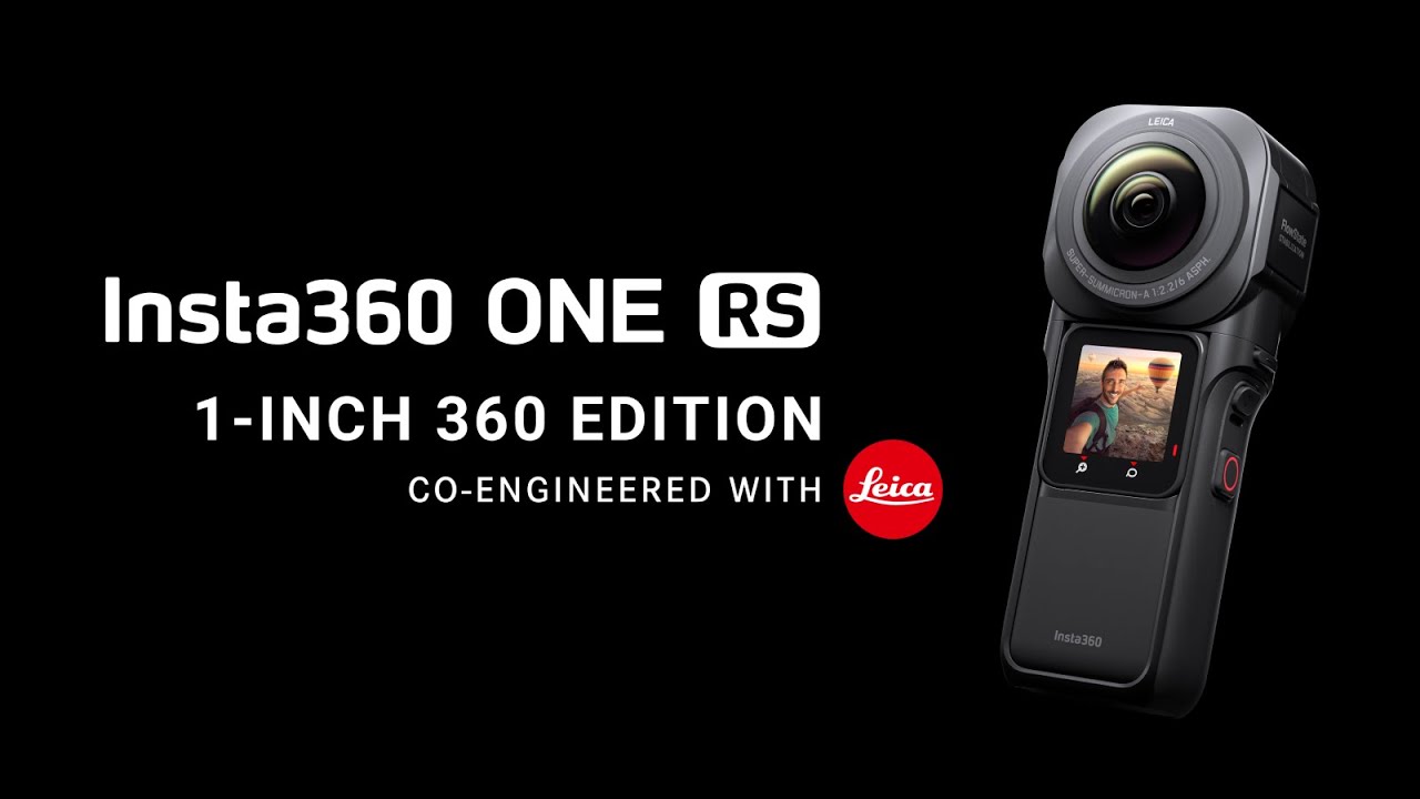 Insta360 ONE RS 1 colio 360 Edition kamera juoda CINRSGP/D