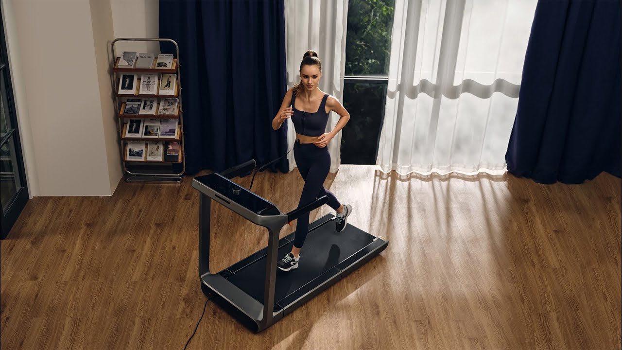 Elektrinis bėgimo takelis Kingsmith X218 WalkingPad black/gray