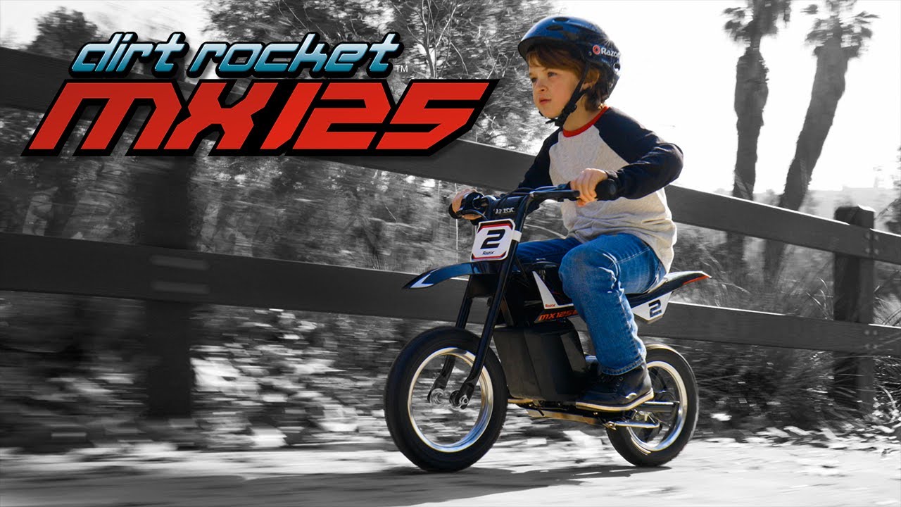 Vaikų elektrinis motociklas Razor Mx125 Dirt Rocket juodas 15173858