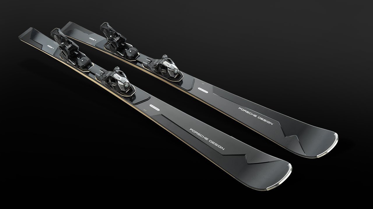 Elan Porsche Design Elan Amphibio + EMX 12 kalnų slidės juodos spalvos ABBHNP21
