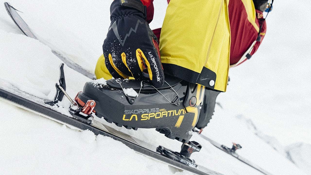 Ski touring batai La Sportiva Skorpius CR II black/yellow