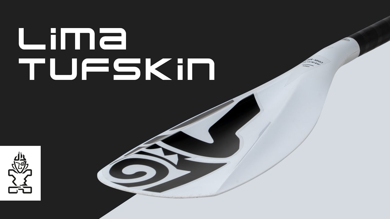 Starboard Lima Tufskin 29 mm anglies juoda ir balta S35 3 dalių SUP irklas