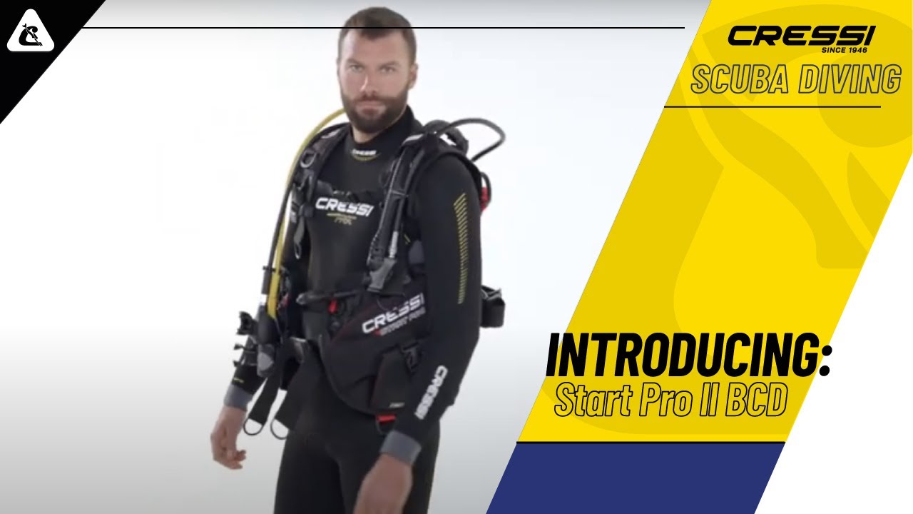 Cressi Start Pro nardymo striukė juoda IC721900