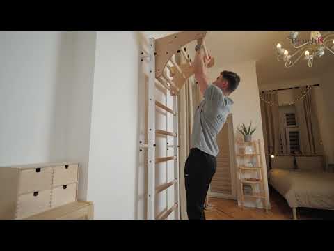 BenchK gimnastikos kopėčios baltos BK-711W