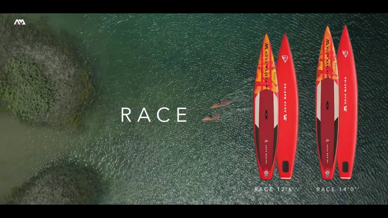 Aqua Marina Race iSUP SUP lenta 3,81 m raudona BT-21RA01