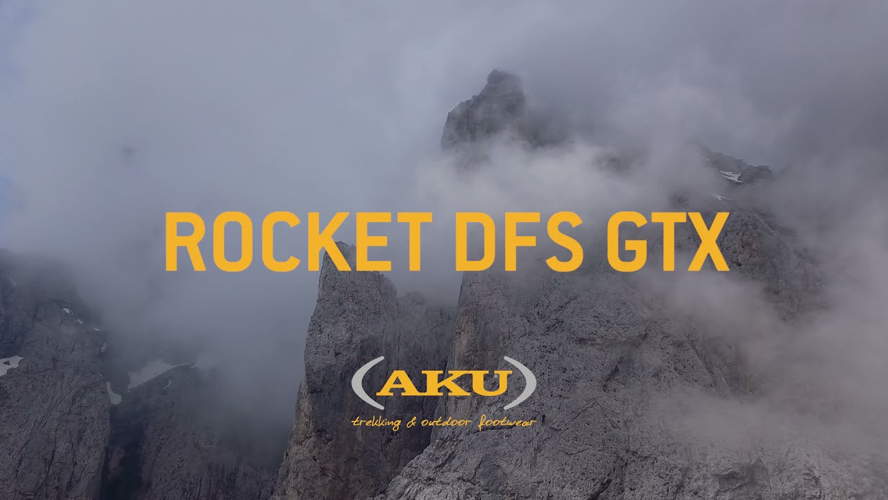 AKU Rocket DFS GTX vyriški trekingo batai juoda/orange