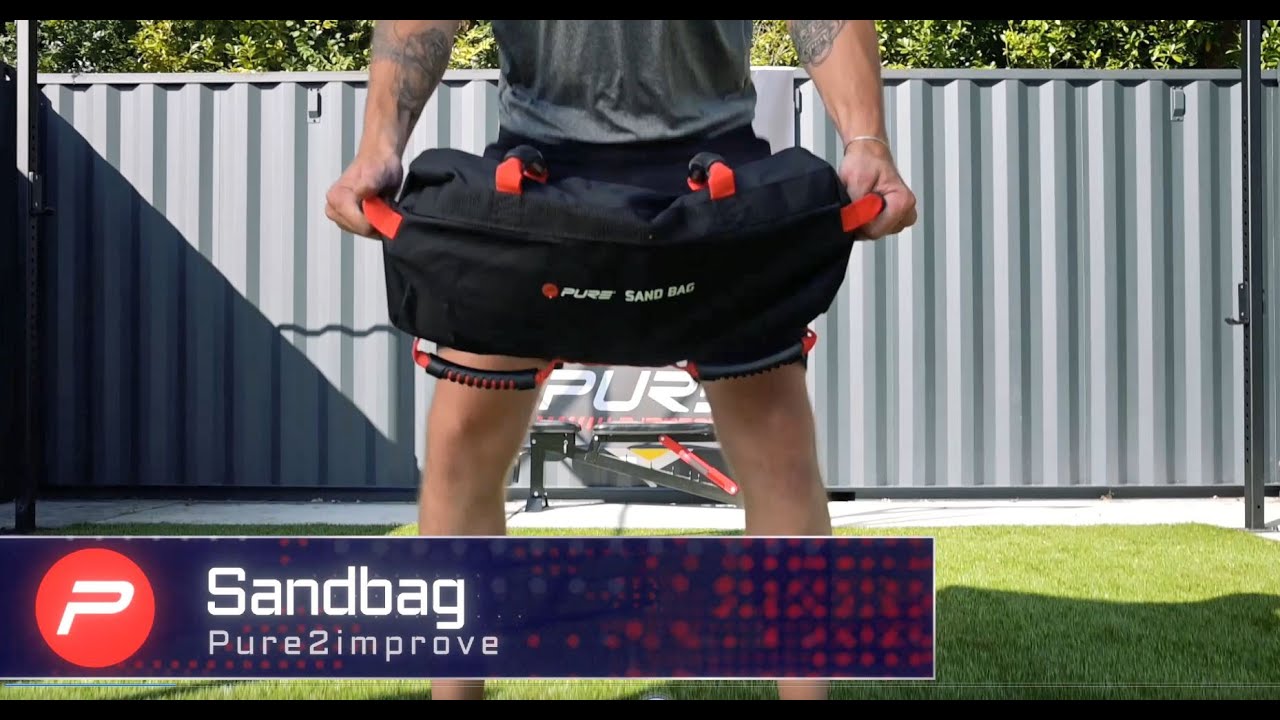 Pure2Improve Sandbag treniruočių krepšys juodas 2165