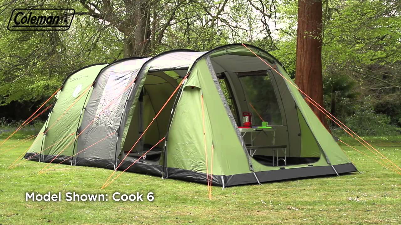Coleman Cook 4 asmenų kempingo palapinė žalia 2000019533