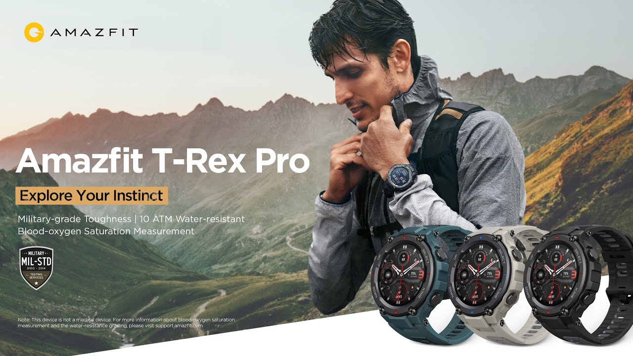 Laikrodis Amazfit T-Rex PRO desert grey W2013OV3N