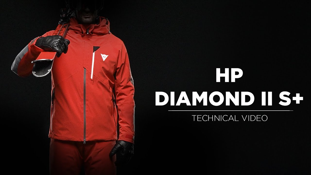 Vyriška slidinėjimo striukė Dainese Hp Diamond II S+ black concept