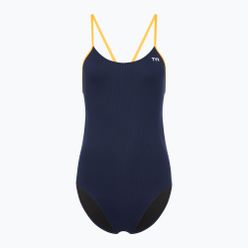 Moteriškas vientisas plaukimo kostiumas TYR Hexa Cutoutfit navy/gold