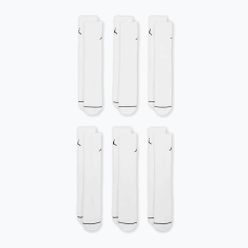 Kojinės Nike Jordan Everyday Cushioned Crew, 6 poros, white/black