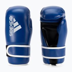 adidas Point Fight bokso pirštinės Adikbpf100 mėlyna ir balta ADIKBPF100