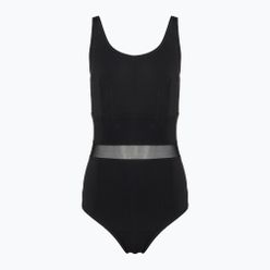 Moteriškas vientisas plaukimo kostiumas Speedo Shaping Luniaglow black