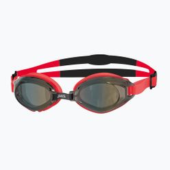 Zoggs Endura Mirror raudonos/juodos/juodų dūmų spalvos plaukimo akiniai
