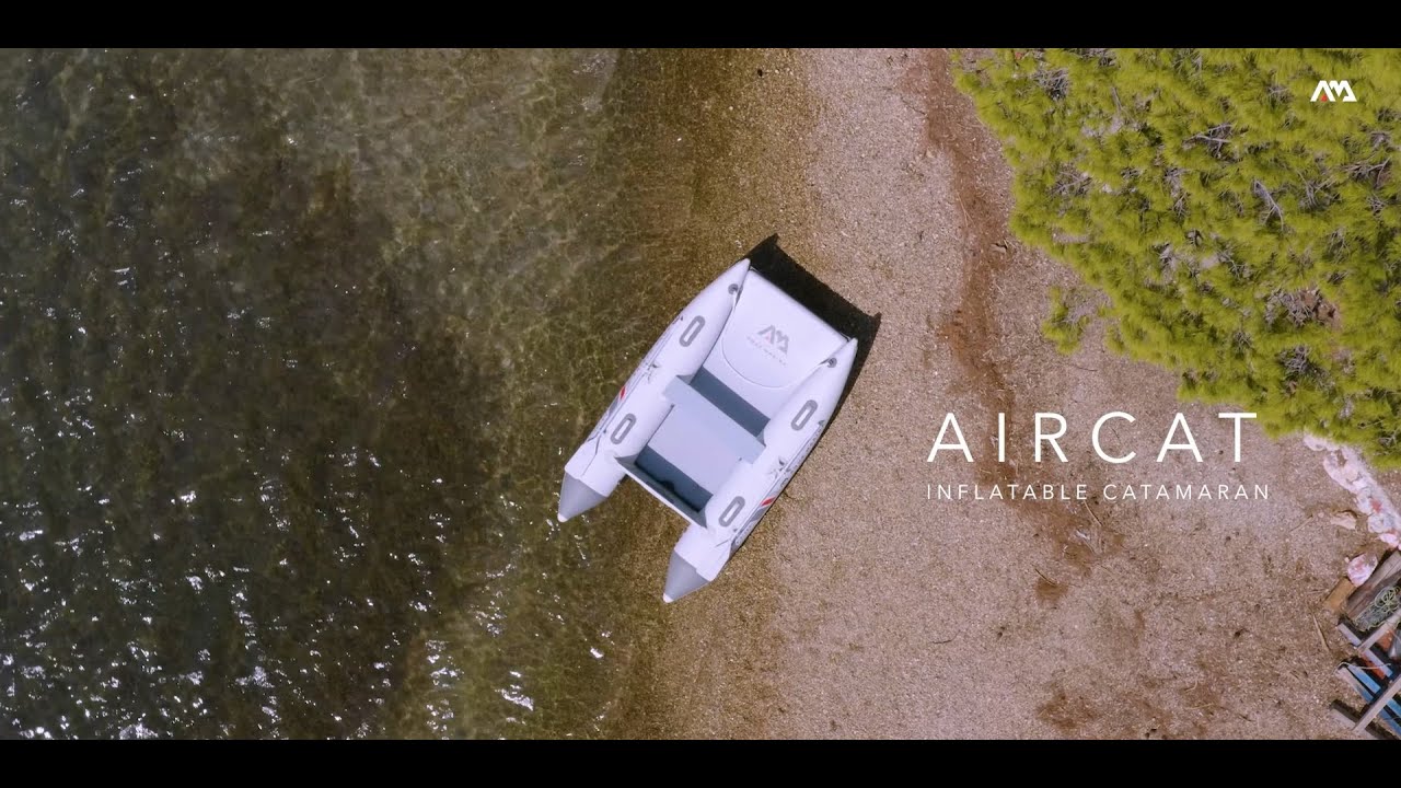 Aqua Marina AIRCAT katamaranas 9'4″ pontonas baltas BT-AC285